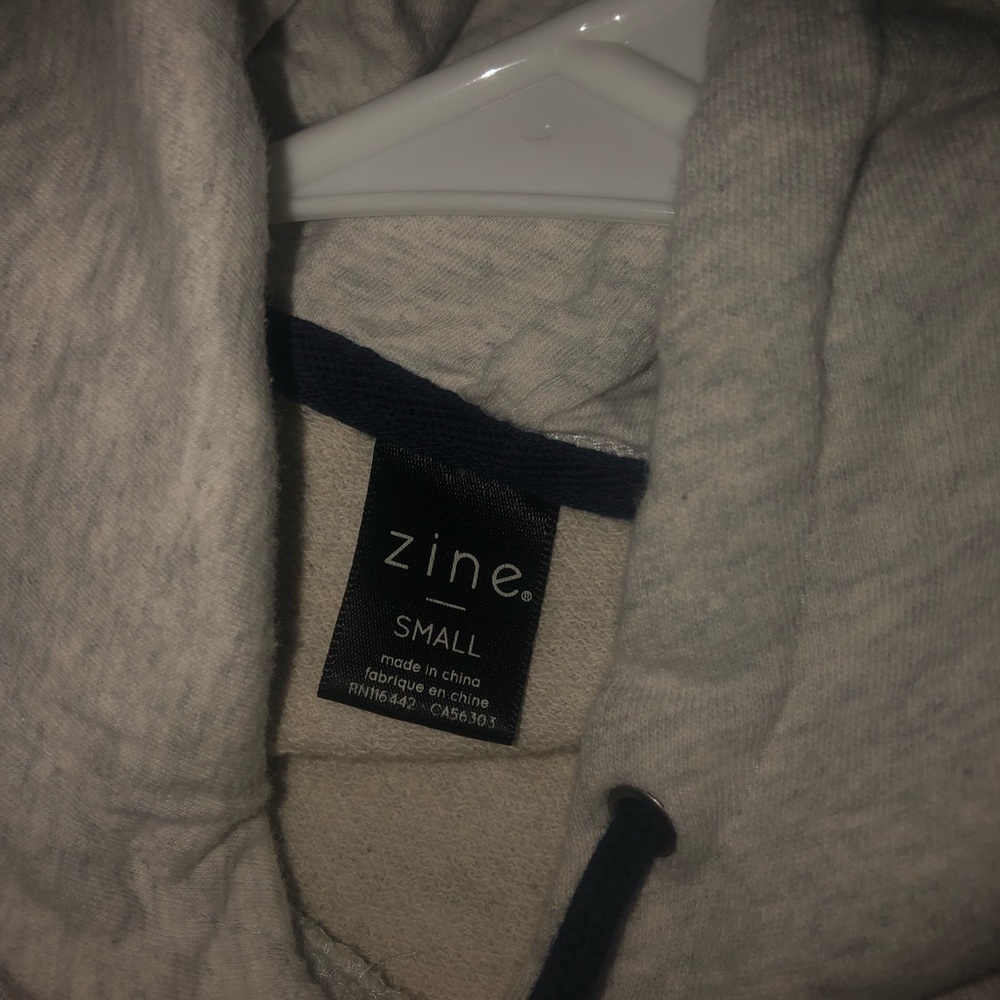 Blue/White ombré hoodie